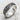 Spiral Scrollwork Band Ring, oxidized silver, angled perspective