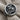 Saint George Dragon Slayer Ring, oxidized silver, angled view on fabric