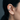 Side profile view of the oxidized silver lightning bolt earring worn comfortably as an open ear cuff on the cartilage.
