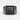 Japanese Nin Kanji Signet Ring, black rhodium plated finish, front view