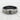 Japanese Love Ring, oxidized, angled view with darkened kanji engraving
