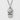 Japan Rising Sun Dog Tag Pendant, oxidized, front view on white background