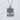 Close-up of the handcrafted Sapporo snowflake pendant highlighting the oxidized silver finish and engraved city name