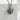 Takoyaki octopus ball pendant, oxidized silver, on concrete display