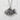 Close-up of solid 925 silver Taiyaki fish pendant highlighting the fanned tail and polished raised scales.
