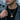 Mjolnir Knotwork Hammer Pendant, gold vermeil, worn on neck on model