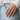 Dwarven Band Ring worn on model, hand view