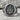 Past Master Masonic Ring, oxidized silver, front view on stone