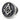 Detailed macro view of the oxidized silver Freemason geometry pin showcasing the stippled dark background