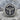 Sua Sponte Ranger Ring, oxidized silver, front view on stone
