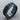 Twisted Rope Ring, black rhodium finish, tabletop view
