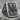 Saints Peter and Paul ring, oxidized silver, angled front view on stone