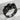 Double Dragon Guardian Ring, black rhodium, product photo on stone base