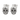 Handcrafted 925 sterling silver sugar skull stud earrings pair showing detailed oxidized calavera engravings