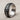 Layered Dragon Scale Ring, oxidized, angled view on fabric