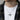 Model wearing gothic oxidized silver winged key pendant necklace over white shirt for daily unisex style