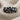 Swimming dolphin band ring in black rhodium plating on fabric