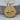 Air Force Fighter Jet Pendant, gold vermeil, studio product photo