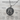 Gemini Twins Pendant, oxidized silver, size chart display