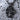 Archangel Michael Orthodox Cross Pendant, oxidized silver, studio display view