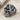 All Seeing Eye Skull Ring, product photo in oxidized silver finish