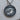 Alaska State Seal Pendant, oxidized silver, angled product photo