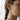 Ridged Scallop Shell Earring, gold vermeil, worn on model's ear