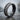 Geometric Roller Ring, oxidized, product view on wet stone