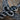 Winged Caduceus Pendant, oxidized silver, macro close-up of serpent scales and wings
