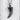 Garnet Dragon Claw Pendant, oxidized silver product view