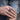 Black Onyx Signet Ring, oxidized silver, worn on model hand
