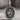 Hope Saint Jude Medal Pendant, oxidized silver, angled product photo