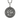 Firefighter Saint Florian Medal Pendant, front view on white