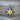 Star of David Enamel Pendant, two-tone, front product view