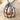 Jack o' Lantern Pendant, oxidized silver, angled product photo