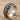 Twin thorn wedding ring, two-tone finish, studio product photo