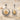 Sun Crescent Orbit Drop Earring, two-tone finish, product photo
