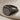 Chevron cushion signet ring, black rhodium, product photo