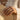 Peridot Oak Sapling Ring, gold vermeil, worn on model hand