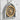 Cathedral Rose Window Pendant, two-tone finish, front product photo