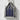 Cathedral Cobalt Lancet Pendant, oxidized silver, front view