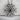 Bone Rosette Garnet Pendant, oxidized silver, front product display view