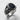 Hannya Onyx Shoulder Ring, oxidized silver product photo
