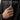Chimera Three Beast Ring, oxidized silver, worn on model hand