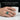 Malachite Boar Tusk Ring, oxidized silver, worn on model hand