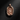 Rose gold plated silver self made woman pendant sculpting herself from rough stone background