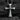 Smooth back view of the handcrafted sterling silver cross pendant showcasing the satin finish and contoured shape