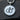 Dark oxidized black metal version of the gay pride double mars pendant featuring an engraved circular border