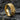 14K gold vermeil Silver Viking Wolf Ring featuring detailed mane and head design displayed on dark stone