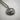 Detailed 925 sterling silver fox pendant shown at an angle to highlight the three-dimensional craftsmanship.